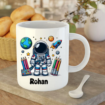 Chillaao Personalised Cute Astronaut White Mug
