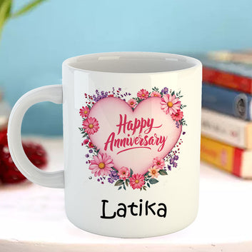 Chillaao Happy Wedding anniversary White Mug