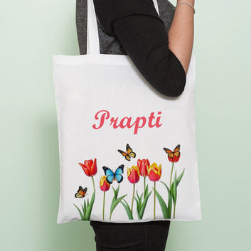 Chillaao Flores de primavera  Personalised Tote Bag