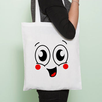Chillaao Smiley face tote bag