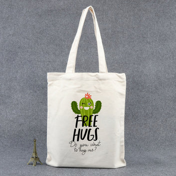 Chillaao free hugs tote bag