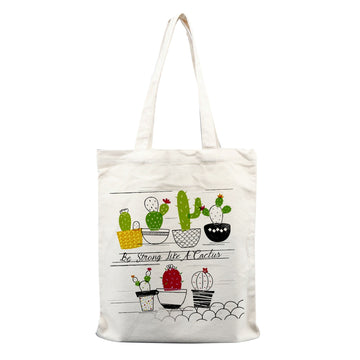 Chillaao be strong like a cactus  tote bag