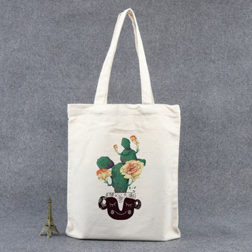 Chillaao cactus vase tote bag