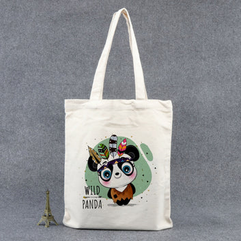 Chillaao wild panda  tote bag