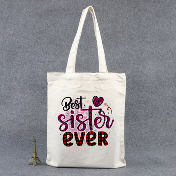 Chillaao Best sister ever  tote bag