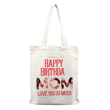 Chillaao Happy birthday mom  tote bag