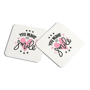 Chillaao You Make Me Smile Coaster