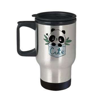 Chillaao Cute Panda Steel Travel Mug