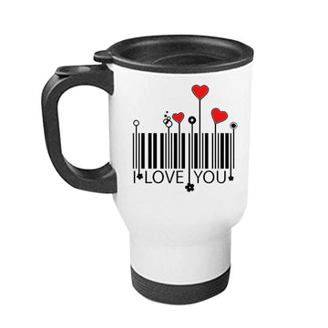 Chillaao I love you Steel Travel Mug