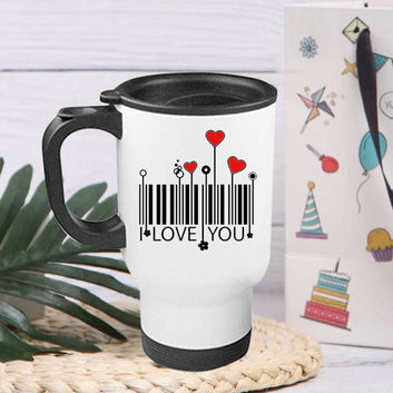 Chillaao I love you Steel Travel Mug