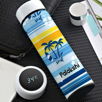Chillaao Beach Pattern Temperature Bottle White