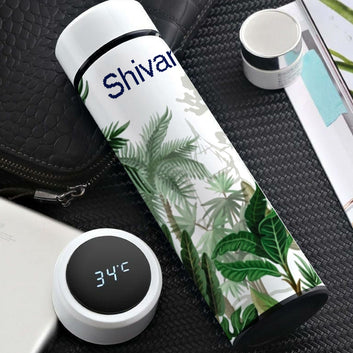Chillaao Nature Vector Temperature Bottle White
