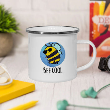 Be Cool Enamel Mug