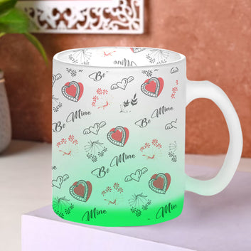 Chillaao Be Mine Green Glass Mug