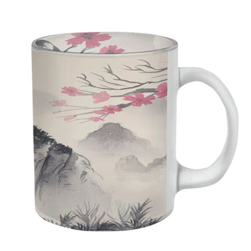 Chillaao Sunset Over Glass Mug