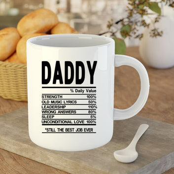 Chillaao Dad Nutrition Coffee Mug