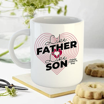 Chillaao Like Father Like Son Coffee Mug