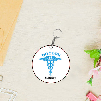 Chillaao MDF Doctor keychain ( Set Of 2 )