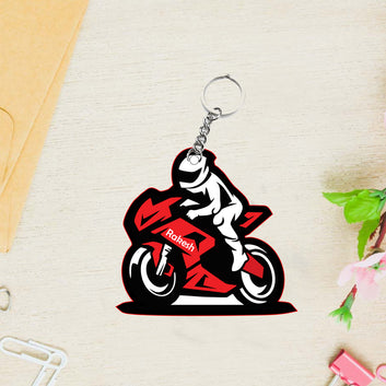 Chillaao MDF Bike keychain ( Set Of 2 )