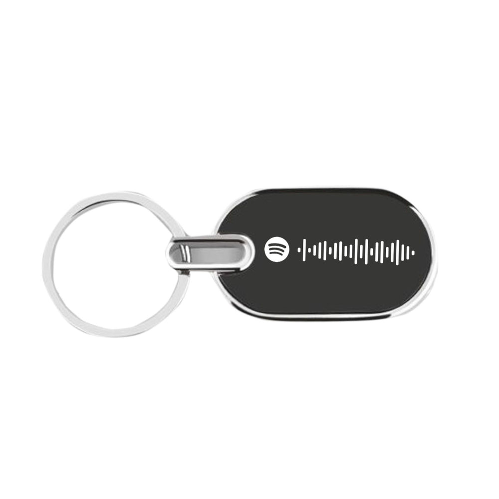 Metal Bar Spotify Keyring – Laser Engraved