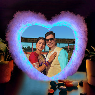 Chillaao Personalized Led Fur Pillow