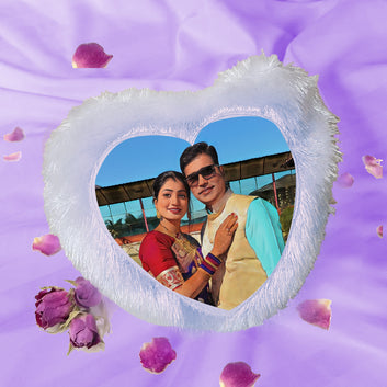 Chillaao Personalized Led Fur Pillow