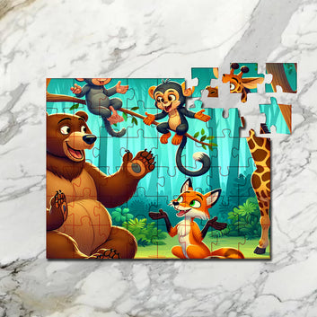Chillaao kids Jigsaw Puzzle - Animal Talks