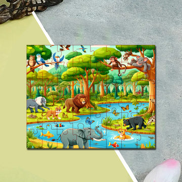 Chillaao kids Jigsaw Puzzle - Jungle Theme