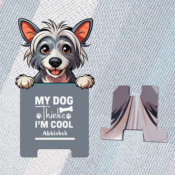 Chillaao Personalised Cute Dog Mobile Stand