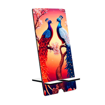 Chillaao Couple  Peacock Mobile Stand