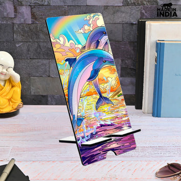 Chillaao Dolphin Waterfall Mobile Stand