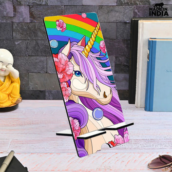 Chillaao Glitter Sky with Unicorn  Mobile Stand