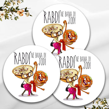 Chillaao Rabdi Ne Bana Di Jodi Round Coaster ( Set Of 4 )