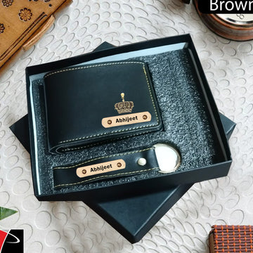 Chillaao Personalised  Wallet & Keychain Set