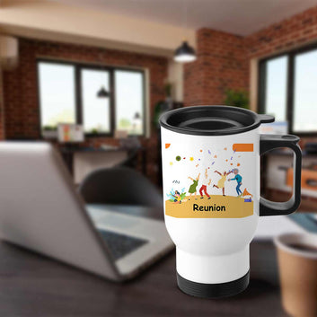 Reunion White Travel Mug 470ml