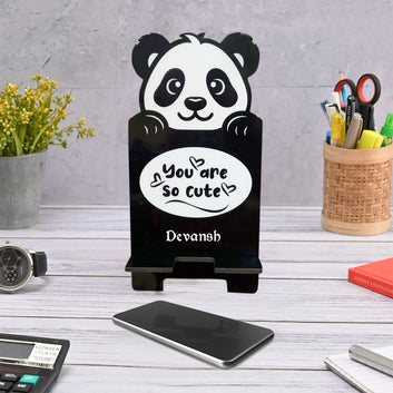 Chillaao Personalised Cute Pand Mobile Stand