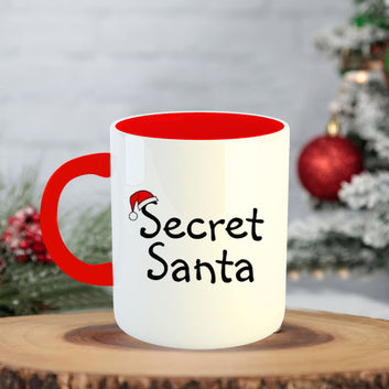 Chillaao Secret Santa  Coffee Mug With Coaster