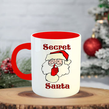 Chillaao Secret Santa Coffee Mug With Coaster