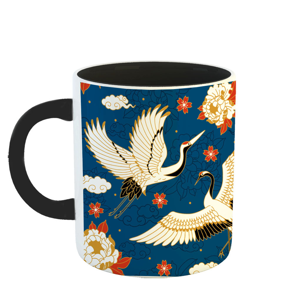 Chillaao Seamless pattern inner Color Black Mug