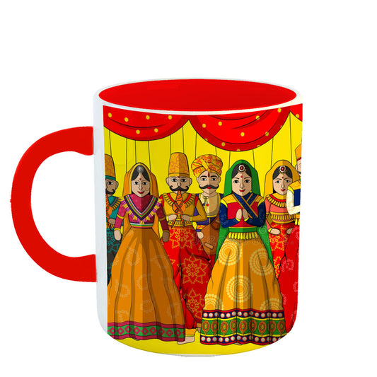 Chillaao Dancing Kathputli  red Mug