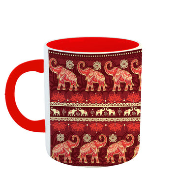 Chillaao gaj royal  fabrication  red Mug