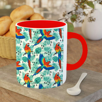Chillaao dazzling Parrot red Mug