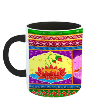 Chillaao Kamaldal art 3 Tone black Mug