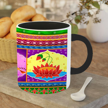 Chillaao Kamaldal art 3 Tone black Mug