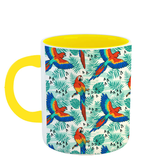 Chillaao dazzling Parrot Yellow Mug