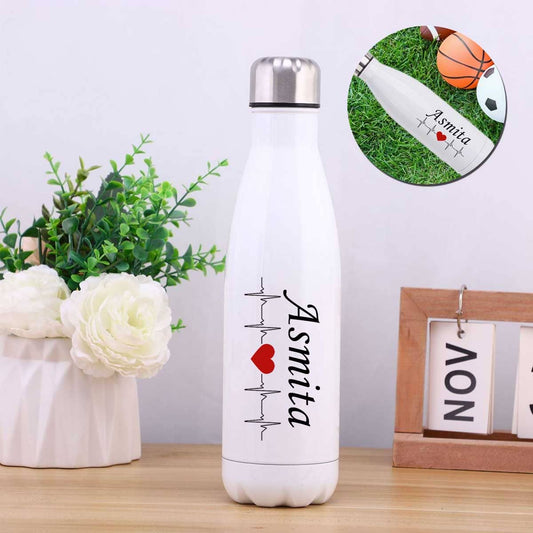 Chillaao Personalized Heart Beats Cola Bottle