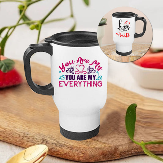 Chillaao Personalized Your my Everything Travel mug