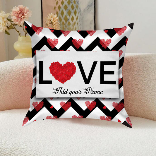 Chillaao Personalized  love Stain Pillow
