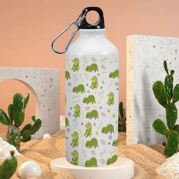 Cute Dinos Single Walled Water Bottle 600ml
