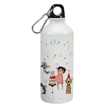 CelebratingBirthday SingleWalled WaterBottle 600ml